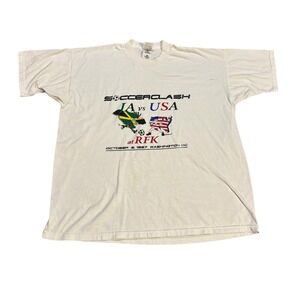 Fruit If the‎ Loom Soccer Clash Jamaica Vs USA Tee Size XL